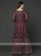 Amazing Wine Color Anarkali Suit With Dupatta